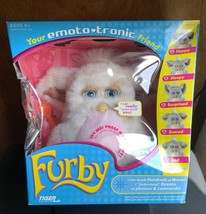 NIB 2005 Hasbro Emoto-Tronic ‘Caramel Syrup’ FURBY Pink Belly BLUE Eyes ... - £364.84 GBP