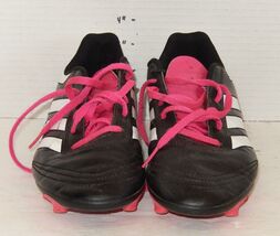 Adidas Predator Kids Soccer Cleats Size 5 1/2 Model PRB698001 Black Whit... - $14.80