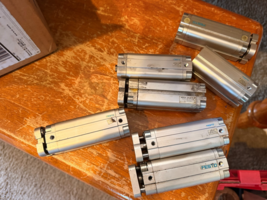 LOT of 7 Trumpf Festo Pneumatic Air Cylinder Actuator # 146789  ADVUL-20... - $246.99