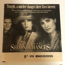 Second Chances Tv Guide Vintage Print Ad Jennifer Lopez Connie Sellecca ... - £4.56 GBP