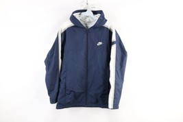 Vtg Nike Womens XL Travis Scott Mini Swoosh Full Zip Hooded Windbreaker Jacket - £47.44 GBP