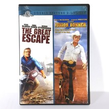 The Great Escape / Junior Bonner (2-Disc DVD, 1963 &amp; 1972)   Steve McQueen - £7.55 GBP