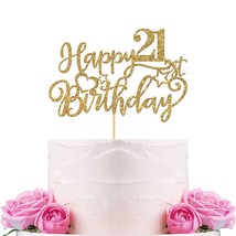 Happy 21St Birthday Cake Topper Finally 21St Birthday Cake Supplies Bo - £11.65 GBP
