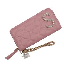 Claires Wristlet Initial S in Pearls Blush Pink - $14.99