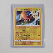 Pokemon Tapu Koko #061/189 Reverse Holo Rare Darkness Ablaze Card NM/M - £5.55 GBP