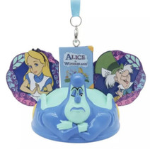 Disney Parks Alice in Wonderland Attraction Mickey Ear Hat Holiday Ornament NEW - £22.79 GBP