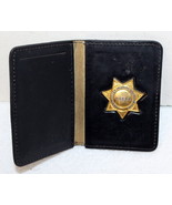 Vintage Peace Officer Training Service College Badge in Leather Case ~ P... - $274.28 CAD
