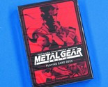 Metal Gear Solid MGS 1 Playing Cards (See Photos) Deck Blackjack Poker C... - £95.56 GBP