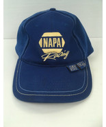 NAPA Racing Blue Cotton White Cap Hat #56 #28 Used Adjustable Strap - £3.59 GBP