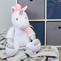 Metallic Plush Unicorn, White &amp; Pink, 12&quot; Spark Create Imagine - £15.81 GBP