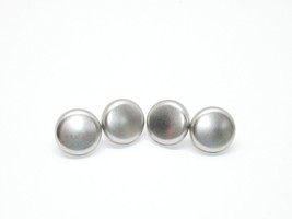 4 Silver Color Round Knobs Drawer Cabinet Dresser Furniture Handle Marked Canada - £7.98 GBP