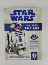 Star Wars Build R2-D2 Paper Craft Model Kit Authentic Sound Module LED Lite 12&quot; - £10.11 GBP