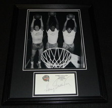 Harry Gallatin Signed Framed 11x14 Photo Display Knicks w/ Nate Clifton R Felix - £50.59 GBP