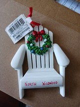 Adirondack Chair Ornament D1932  w Customised North Wildwood - $11.88