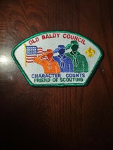 Old Baldy Council Character Counts Friend Of Scouting Boy Scouts Patch - £39.25 GBP