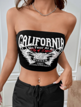 Biker California Legends Crop Tube Top - £8.64 GBP