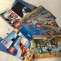 Lot Of Lego Instruction Manual Booklets,6339, 3367, 7239, 70400,6741, 72... - $11.88