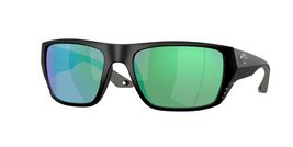 Costa Del Mar 06S9118 911802 Finlet Sunglasses Matte Black Green Mirror ... - $147.99