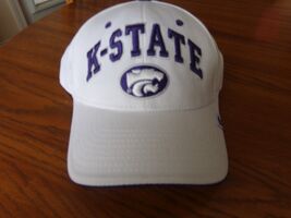 "KANSAS STATE WILDCATS" NCAA Licensed White Hat with a Strap Back OSFM $... - $6.92