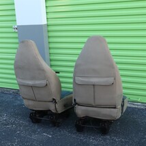 Jeep Wrangler TJ Front Seats L&R SAHARA GREEN, CAMEL *LOCAL PICK UP - NO SHIP* image 8