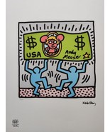 Keith HARING Signed - Dollar - Certificate (Keith Haring Lithograph, Har... - £46.39 GBP