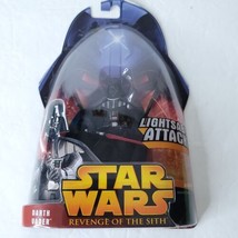 Star Wars Revenge of The Sith Darth Vader 2005 Action Figure New Lightsaber - $21.77