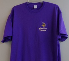 NFL Minnesota Vikings Football Embroidered T-Shirt S-6XL, LT-4XLT  New - £17.48 GBP+