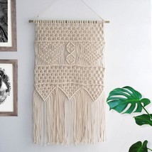 Macrame Wall Hanging Tapestry BOHO Home Decor Bohemian Apartment Room Dorm - £43.45 GBP