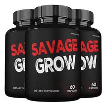 3 Pack Savage Grow Capsules Maximum Strength Supplement - $85.98