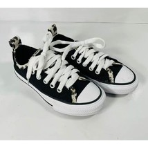 Converse Girl&#39;s CTAS Double Upper OX Black/Driftwood Sneakers-Sz 11 NWB ... - $23.38