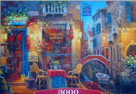 Castorland Our Special Place in Venice 3000 pc Jigsaw Puzzle Canals Street Cafe - £30.17 GBP