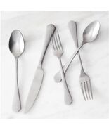 Fortessa Flatware Set 20-Piece Ellsie Antiqued 18/10 Stainless Steel Ser... - $1,827.53 MXN