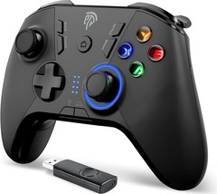 Easysmx Wireless Gaming Controller, Dual Vibration Plug And Play Gamepad - £36.73 GBP