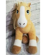 Build A Bear Plush Horse Tan Makes Noise 14 Inch Kids Gift Stuffed Animal - £20.42 GBP