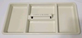 Vintage Estee Lauder New York London Paris Makeup Draw Organizer Tray W/HANDLE - $14.95