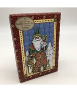 Jim Shore Holiday Christmas Card Set of 14 Santa Claus With Keepsake Box - £10.61 GBP