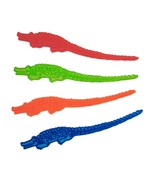 Plastic Cocktail Crocodile Stirrers - Assorted Alligator Swizzle Sticks ... - £11.84 GBP