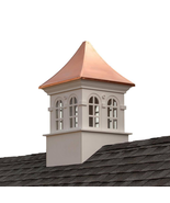 Smithsonian Stafford 26 In. X 43 In. Vinyl Cupola with Copper Roof - £962.46 GBP