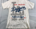 Vintage Los Angeles Dodgers T Shirt Mens Large 42-44 White Graphic Print - $39.59