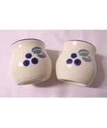 Pfaltzgraff Blueberry Salt and Pepper Shakers Blue Berries Shaker Set St... - €21,89 EUR