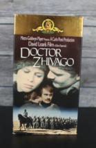 Doctor Zhivago VHS 2-Tape Set Video Omar Sharif 1965 MGM David Lean&#39;s Film - $7.66