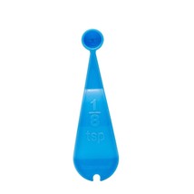 Tupperware 1/8 TSP Measuring Spoon Raindrop Blue Embossed Curved Replace... - £7.67 GBP