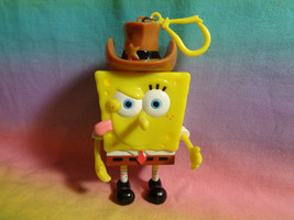 2003 Spongebob Squarepants Cowboy Candy Buddy Dispenser Figure Keychain ... - $3.45
