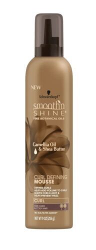 Primary image for Schwarzkopf Smooth 'N Shine Camelia Oil & Shea Butter Curl Defining Mousse 9 oz