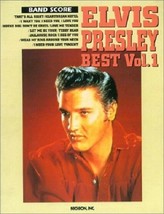 BAND SCORE ELVIS PRESLEY BEST Vol.1 Japan Music Book - £104.08 GBP