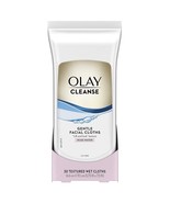 Olay Cleanse Rose Water Gentle Facial Cloths Lift &amp; Lock Texture 1 Pack - £8.95 GBP