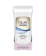 Olay Cleanse Rose Water Gentle Facial Cloths Lift &amp; Lock Texture 1 Pack - £8.62 GBP