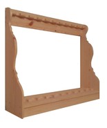Pine Wooden Locking Vertical Gun Rack 12 Place Rifle Shotgun Storage Dis... - $4,291.61 MXN