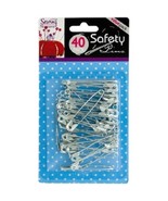 Large #3 Size 2&#39;&#39; Safety Pins (pack of 40) - £4.93 GBP