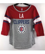 Unk Womens Size Large Los Angeles Clippers 3/4 Sleeve Raglan Shirt New w... - £12.90 GBP